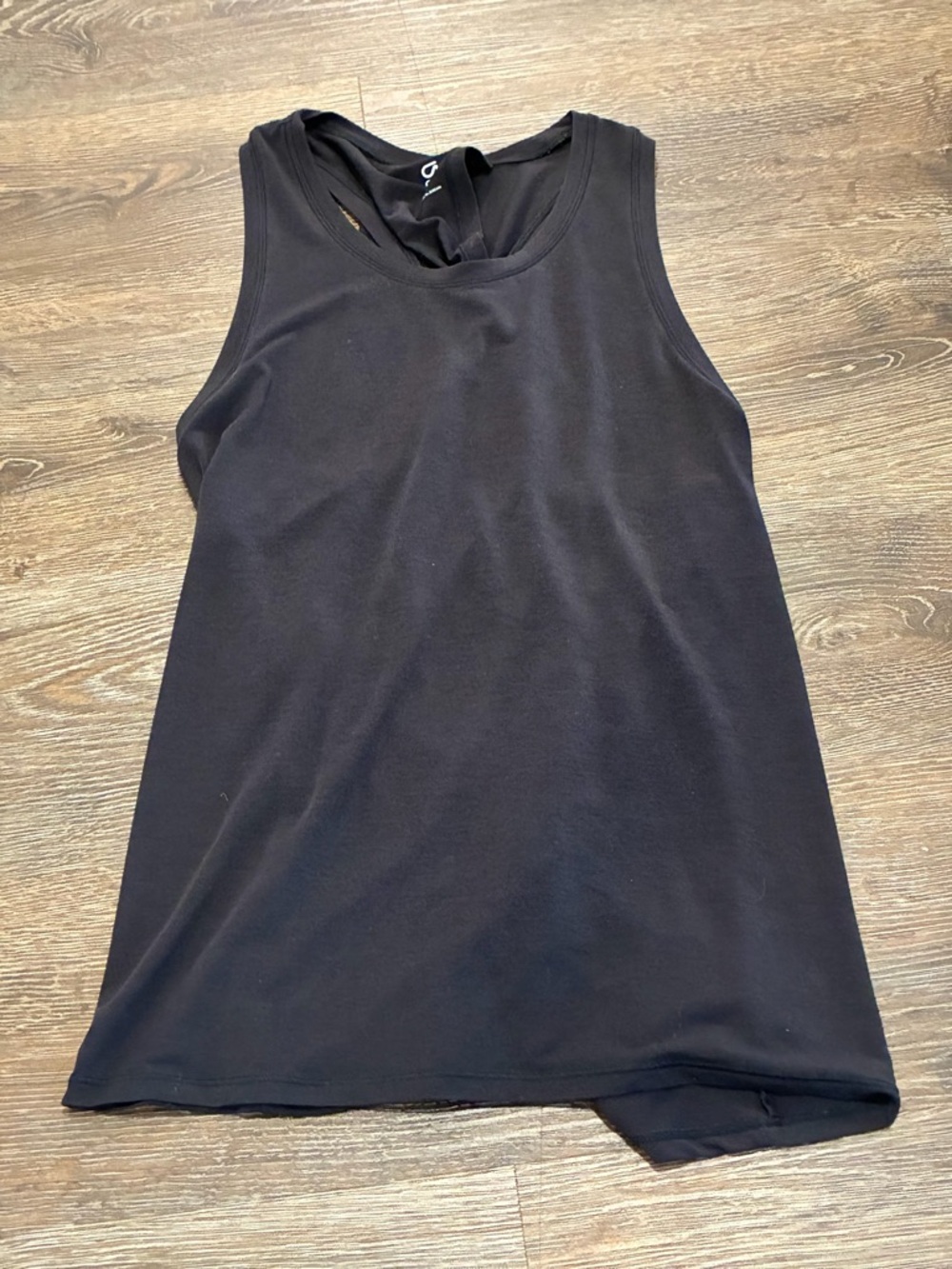 GAP Black Women's Sleeveless Tank - Classic Scoop Neck
